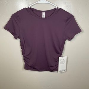 Lululemon All It Takes SS *train, purple,  Size 4